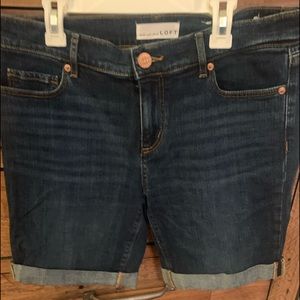 Women’s Loft Blue Jean shorts , Bermuda